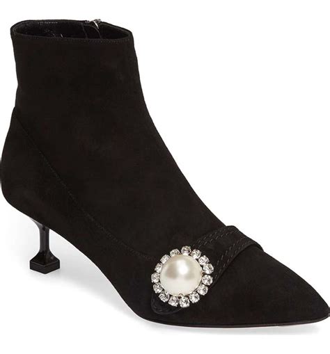 miu miu pearl bootie